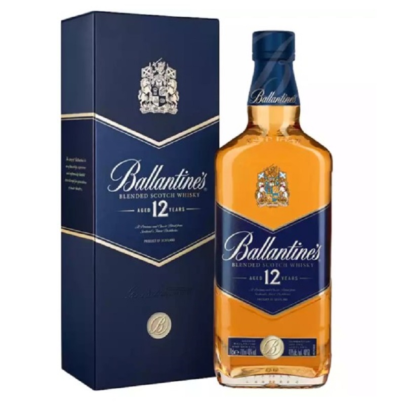 Ballantine's Black Blended Malt Scotch Whisky - 700 ml