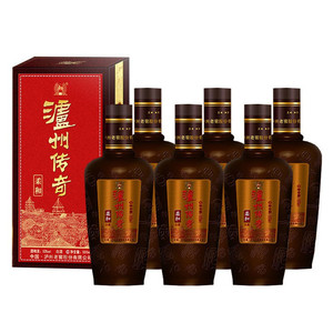 泸州老窖52度泸州传奇柔和500ml*6