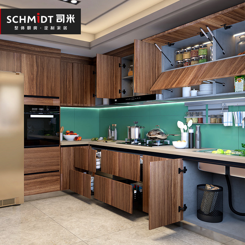 Official Sophia Simi Cabinet Integral Quartz Stone Countertop Kitchen Cabinet EconomicAl Household Kitchen Cabinet Cabinet