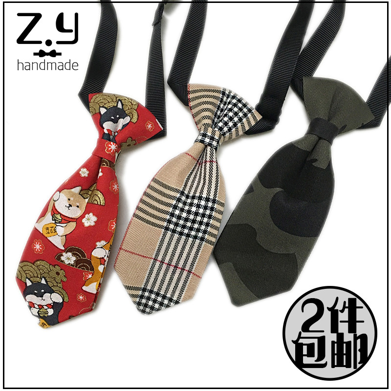 Handmade Original Children Tie Short CASUAL SHIRT BOY PLAID PERFORMANCE STAGE NEUTRAL STUDENT COLLAR ACCESSORIES ACADEMY