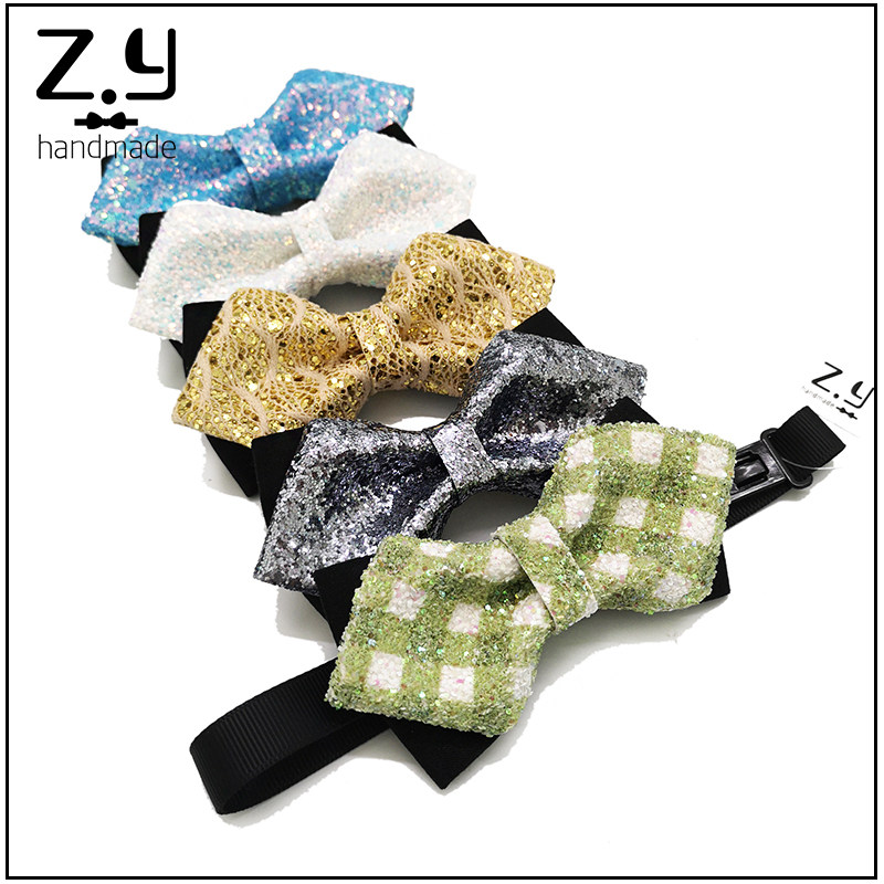 Stage Children Collar Glitter Powder Homemade Handmade Cut collar Bright Slices Pu Boy Girl Student Collar-Taobao