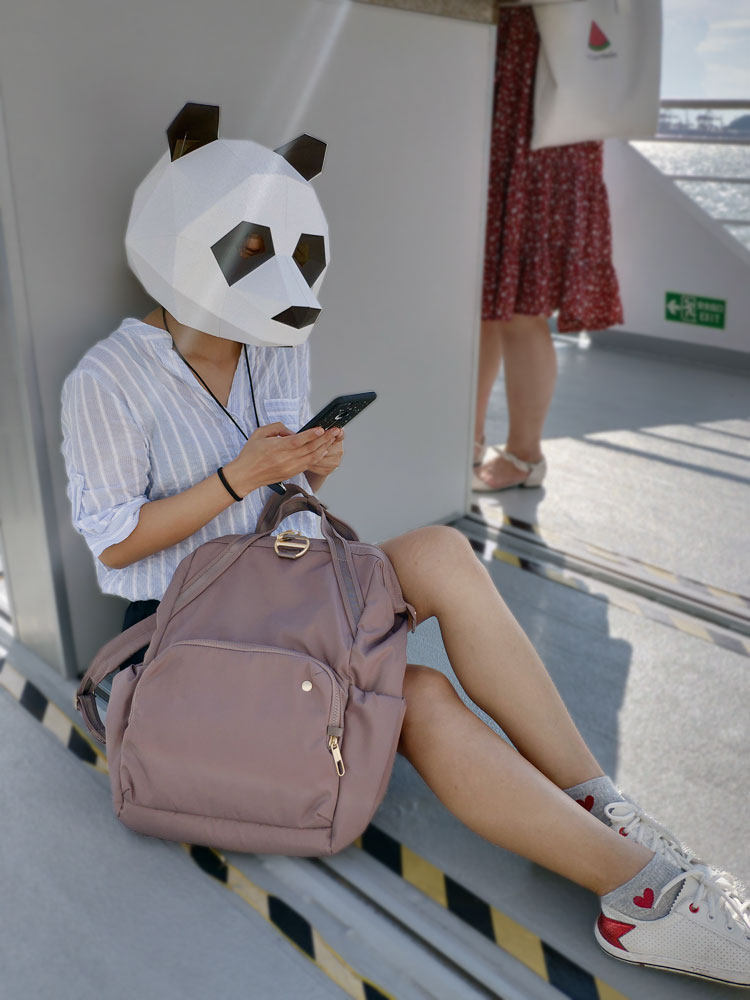 Pacsafe large-capacity tote bag anti-theft backpack computer bag travel abroad city commuting all-match female bag