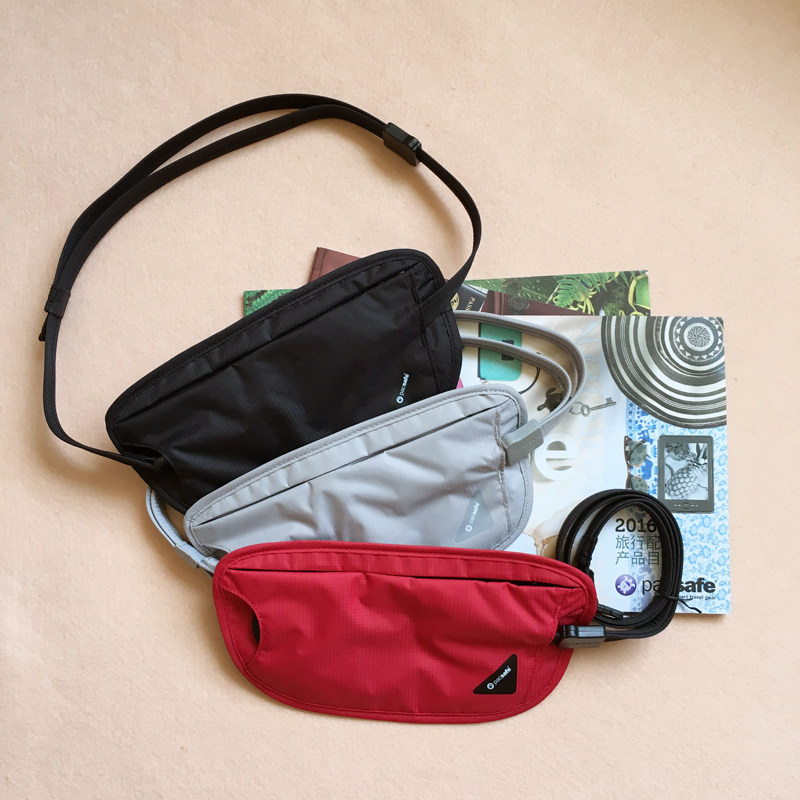 Upgrade outdoor sports running waist bag messenger bag pacsafe anti-theft brush invisible personal anti-theft bag document bag
