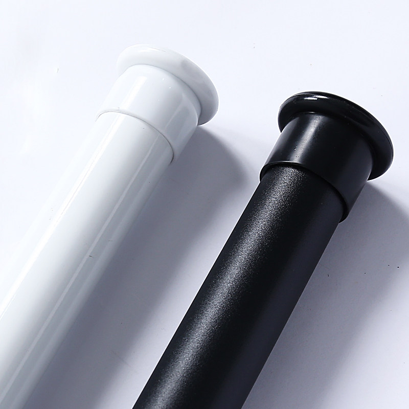 Hole-free installation of telescopic curtain rod Clothes rack hanger bedroom hanging rod Shower curtain rod Door curtain wardrobe strut