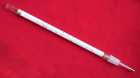 磨口温度计 玻璃具塞温度计 0-150/0-200/0-250/0-300度 14标口