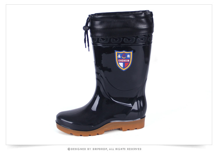 Chaussures - bottes caoutchouc homme pour hiver - semelle tendon - Ref 961552 Image 15
