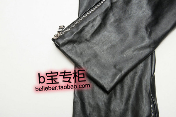 Pantalon cuir homme pour jeunesse pour printemps - Ref 1492373 Image 14