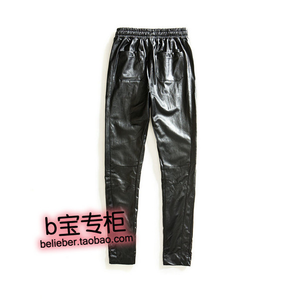 Pantalon cuir homme pour jeunesse pour printemps - Ref 1492373 Image 12