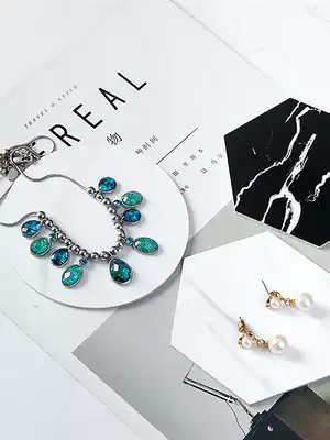 PVC marble mat photo props ornaments jewelry nail art pendulum props coaster photography shooting props