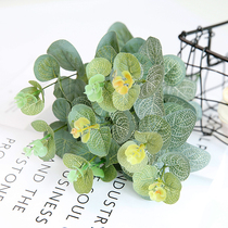 Simulation Eucalyptus leaf Eucalyptus simulation flower photography props Photo props Photo background decoration swing shooting props