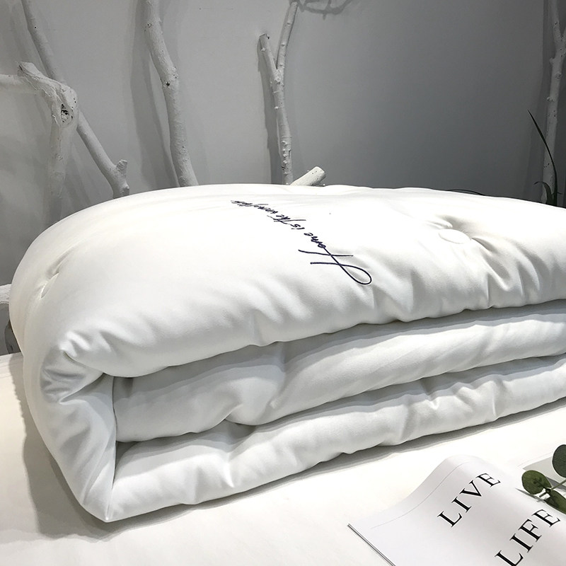 Japan imported super soft quilt four seasons universal dormitory student single double winter quilt thickened warm spring and autumn quilt core