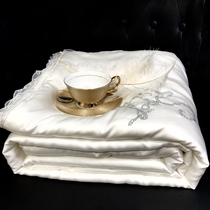 Imported 60 double-sided days silk Leselle 100% mulberry silk summer quilt by air conditioning lace lace by lace and cool by double