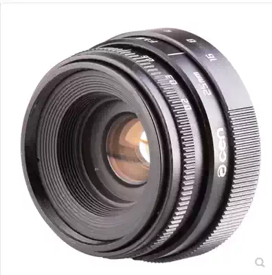 Chameleon (cen)25mm F1 8 micro monocular camera large aperture portrait fixed focus manual lens Sony e M43