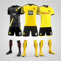 21-22 Dot Jersey home and away football suit set No. 11 Royce custom bumblebee team uniform training suit