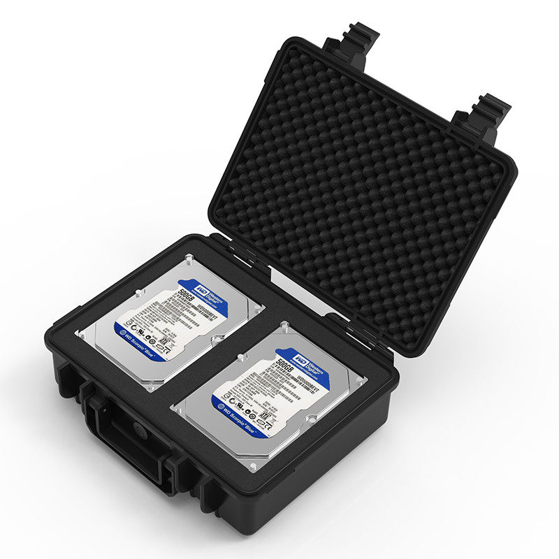 ORICO PSC-L2 HDD Enclosure Protection Box 3.5 inch Triple Defense HDD Protector Box 2 discs