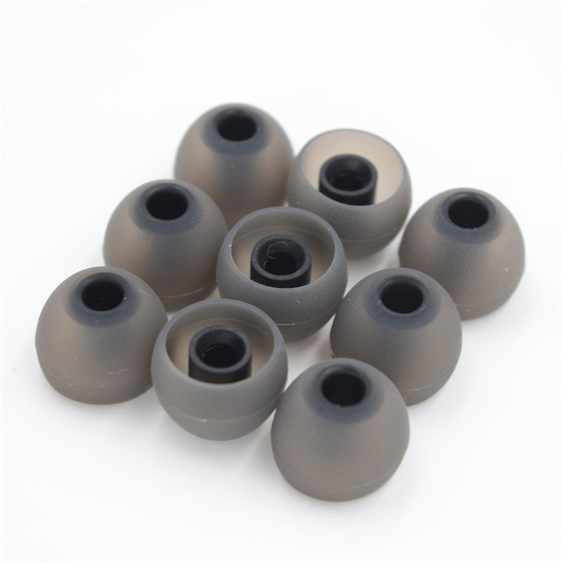 BQEYZ 100pcs transparent silicone ear cap bowl-shaped large, medium and small size protective in-ear earplugs