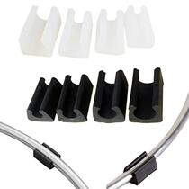 Round tube stool foot sheath fixed chair foot anti-slip cover pit cushion bow seat foot fixing foot pad round tube opening chair foot pad