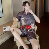 【Мужской стиль】 холодный серый 【шорты с коротким рукавом】