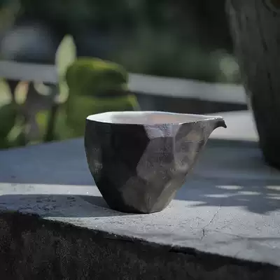 (Idle and happy) plain material collection Jinze cut surface uniform short road Cup