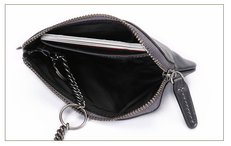 Thelebre Tiếng Do Thái Túi Chìa Khóa Unisex Xe Gói Key Da Thẻ Chìa Khóa Card Case ví móc khóa nam