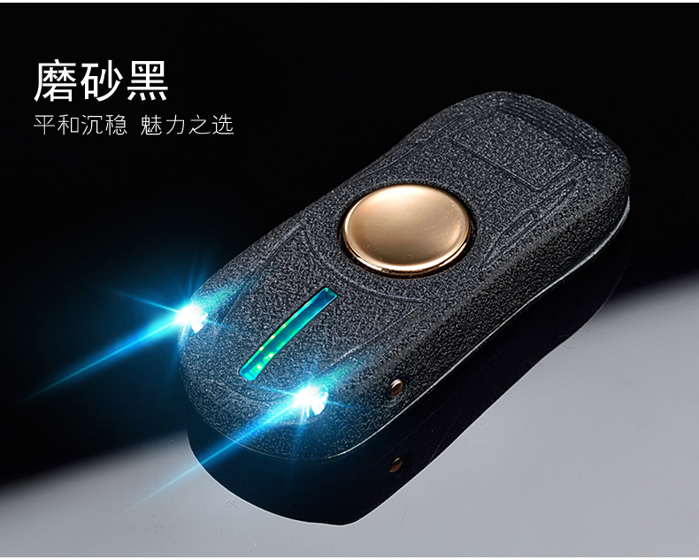 Fingertip gyro nhẹ hơn sạc sáng tạo windproof usb cá tính im lặng laser điện tử thuốc lá nhẹ hơn để gửi bạn trai