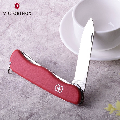 Оригинальный швейцарский армейский нож Виктории 111 мм сырного ножа 0,8313.W открытый многопрофессиональный складной швейцарский сержант нож