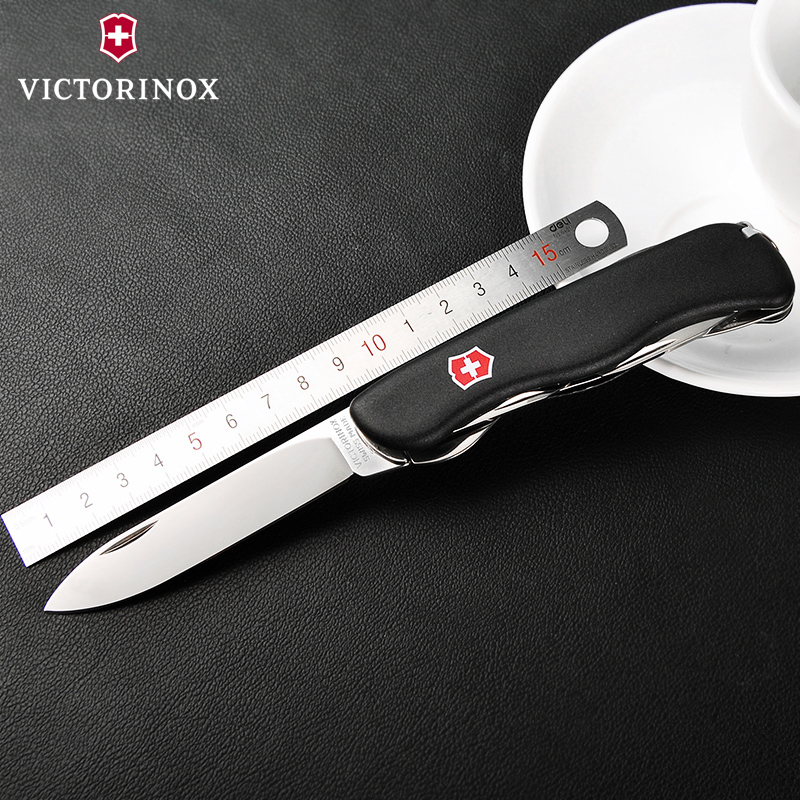 Chính hãng Vickers Swiss centurion dao quân đội (màu đen) 0.8453.3 đa chức năng dao Thụy Sĩ chính hãng dao gấp