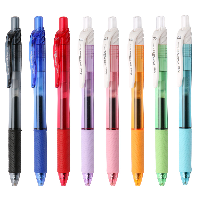 Japan's Pentel Paitong test neutral pen BLN105 speed-drying water pen color press needle tube pen 0 5mm