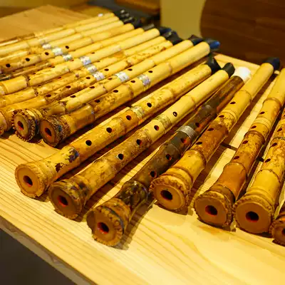 One tone, no heart, Changshan, Ming, eight Japanese imported real bamboo instruments, Japanese beginners, entry-level artifact