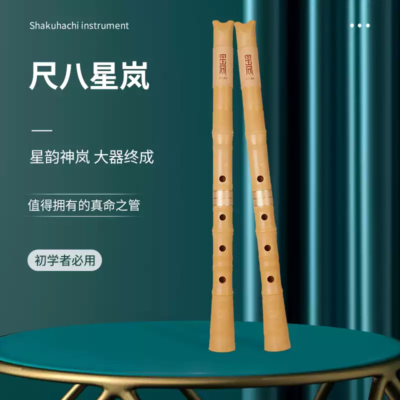 日式尺八尺八星嵐日本樂器樹脂外切口五孔D管初學入門神器-淘寶Taobao