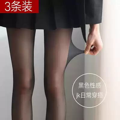 Stockings women anti-hook silk ultra-thin jk black stockings spring and summer thin legs inner pants black flesh color large size pantyhose