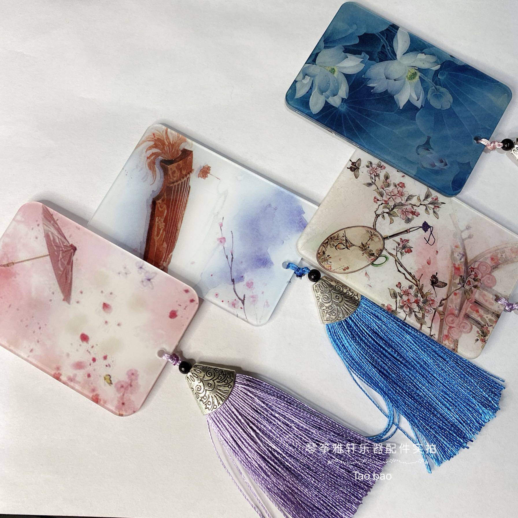 Guzheng Ancient Wind Fingernail Board Containing Box Flow Su Pendant Menopausal Delicacy