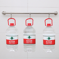 Full 304 stainless steel thickened wardrobe hanging rod Kitchen bathroom towel rod Indoor and outdoor balcony hanging rod New