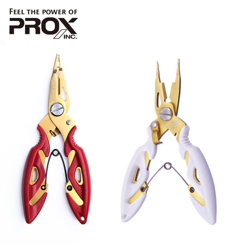 PROX Prox Road Subpliers Multifunction Micro-Fishing Pliers Open Loop Instrumental PE Wire Scissors Open Steel Ring Tool Pliers