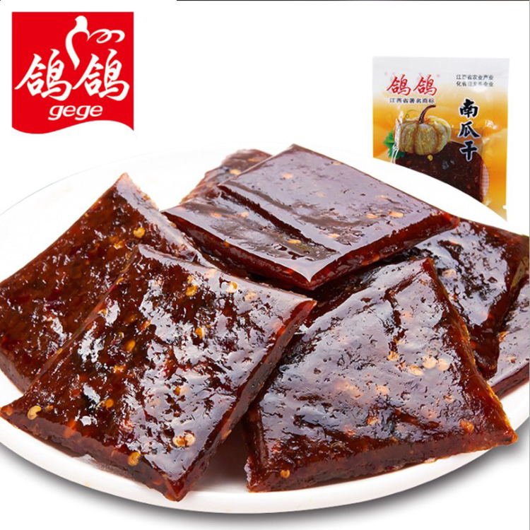 Pigeon Pigeon Pumpkin Dry Savory Spicy Tasty Sauce Dry Farmhouse Homemade Casual Snacks Spicy snack Jiangxi Teprote 500g