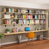 Solid wood partition bookshelf Wall Wall multi-layer shelf living room decoration shelf shoe shelf bag display rack