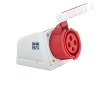 ST-1242 32A 4P three-phase four-wire industrial surface mounted waterproof socket power supply 4-core IP67 32A