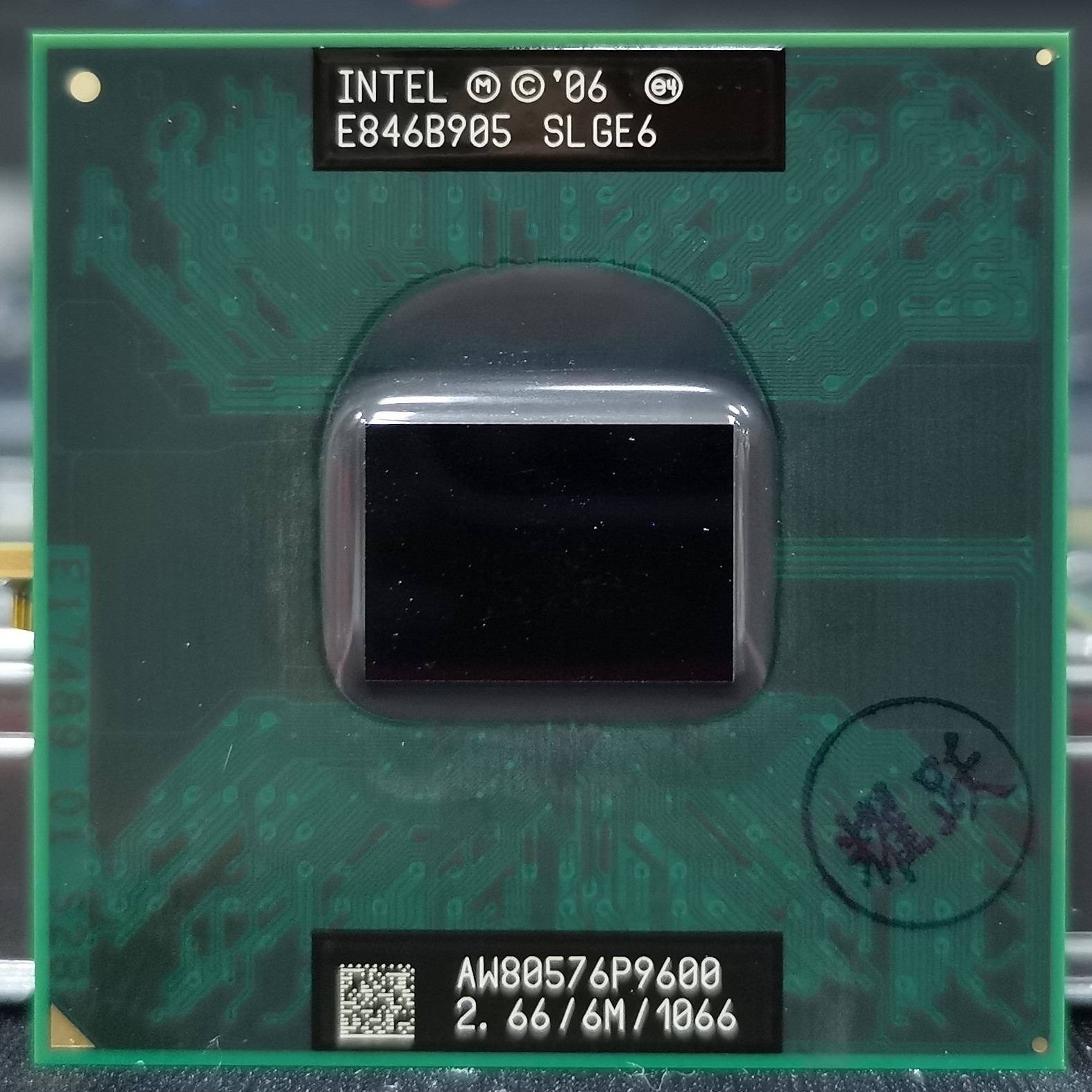 Intel Core 2 Duo P9600 notebook CPU PGA original official version