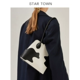 Небольшая дизайнерская сумка на одно плечо, оригинальная сумка подмышку