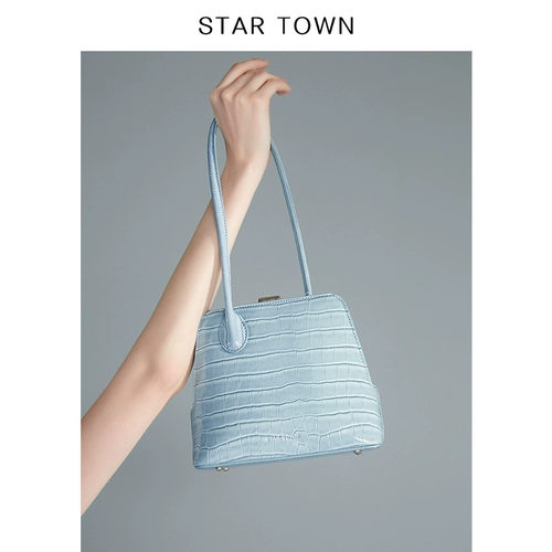 Небольшая дизайнерская сумка на одно плечо, оригинальная сумка подмышку