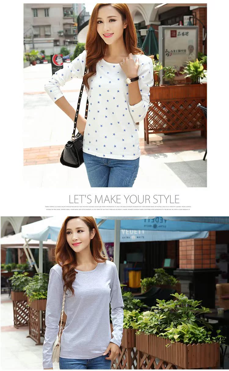 Phiên bản Hàn Quốc của áo sơ mi chạm đáy phục vụ mùa xuân và mùa thu cotton của phụ nữ áo nam đẹp