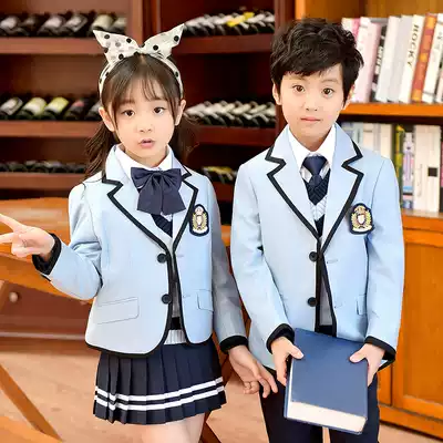 Kindergarten garden clothes Korean version of the college style Primary and secondary school uniforms Uniforms Spring and autumn and winter children's suits Suits class clothes suits
