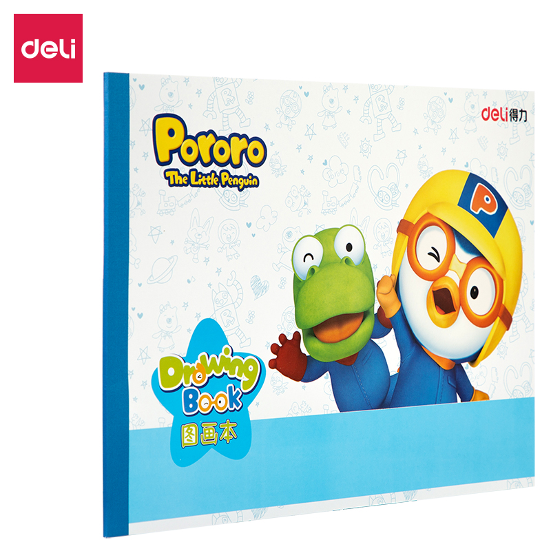 Del blank picture book for children with art painting paper pupils sketch kindergarten drawing book wholesale beginner cute cartoon hipster baby crayon graffiti B5 simple picture album