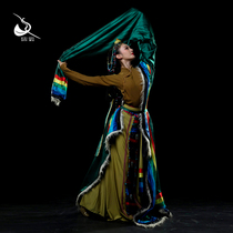 Kashiwaya Dance Garden stage costume womens Tibetan clothing Tibetan dance can be supported customized