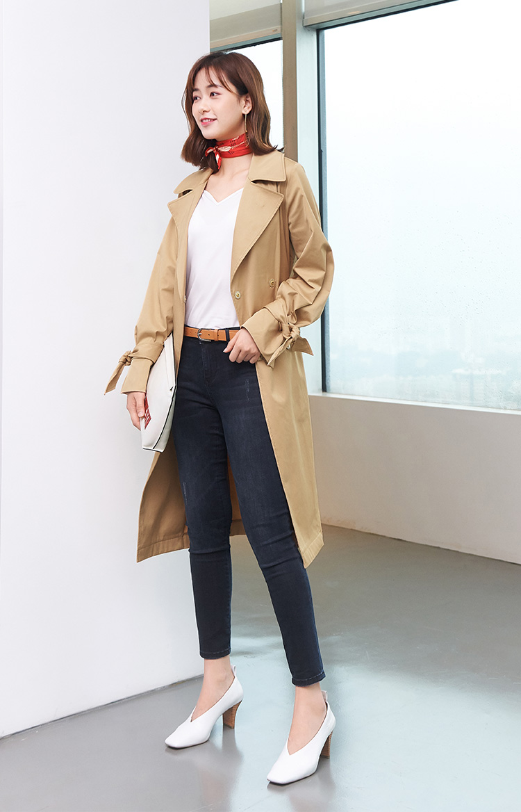 Trench pour femme GIRDEAR   en Polyester - Ref 3227355 Image 14