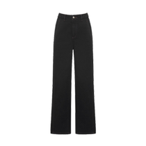 DEEP BREATH Take a deep breath my brother is really good with contrasting lines big pockets straight velvet jeans A100298