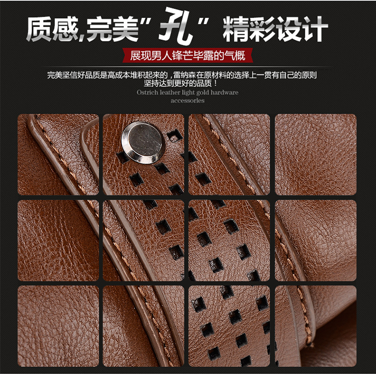 Mua hàng đặc biệt Biden kangaroo nam kinh doanh cặp da nam túi xách da lớp đầu tiên túi xách nam - Túi của con người balo gucci