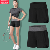 Summer new sports shorts running women thin slim quick dry breathable thin yoga fitness leisure elasticity