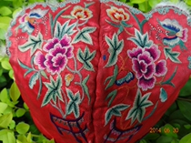 Pure hand embroidered Miao embroidery old embroidery National embroidery pine peach embroidery * HM series old embroidery hat 360