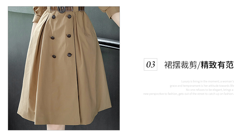 Trench pour femme LONYUASH    en Polyester - Ref 3227816 Image 9